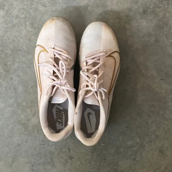 Nike Vapor Ultra fly 3’s - Gold and White Lunar Vapor Ultrafly Elite 3  main image 4